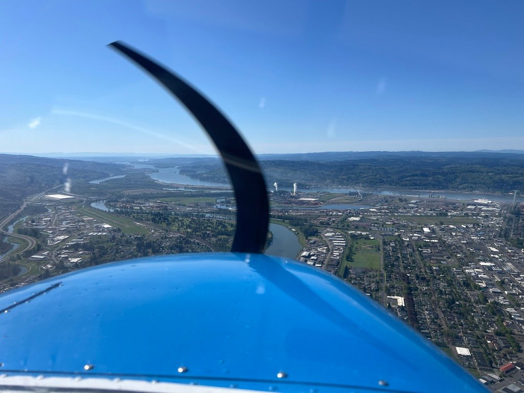 Approaching Kelso from the North