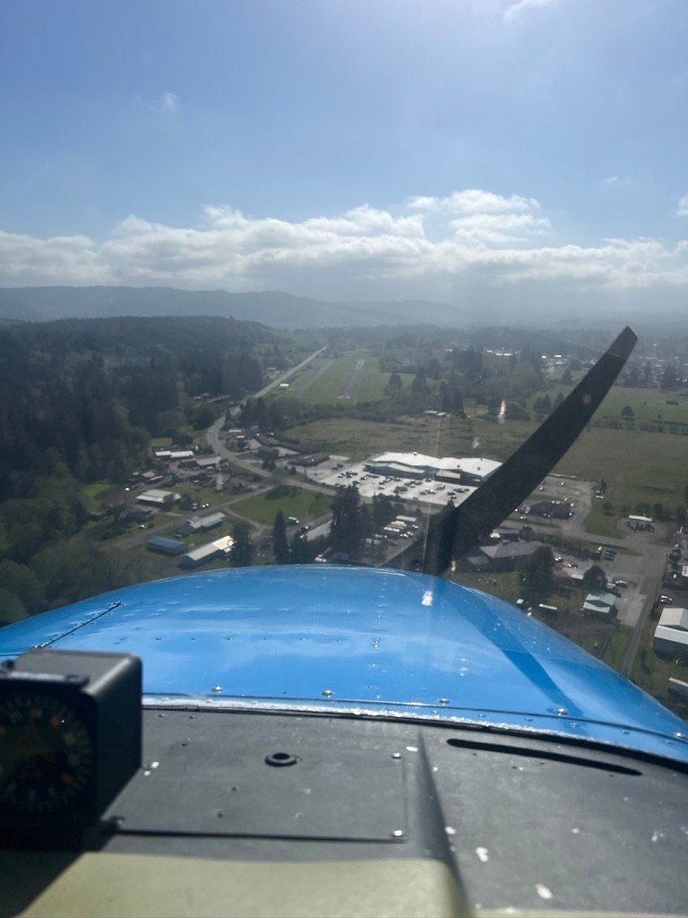 As a sport pilot, you can fly yourself to Forks!